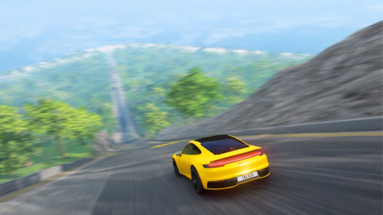 FULL THROTTLE CHAOS! 🚀 Insane Long Downhill Speed & CRASHES | BeamNG.Drive |
