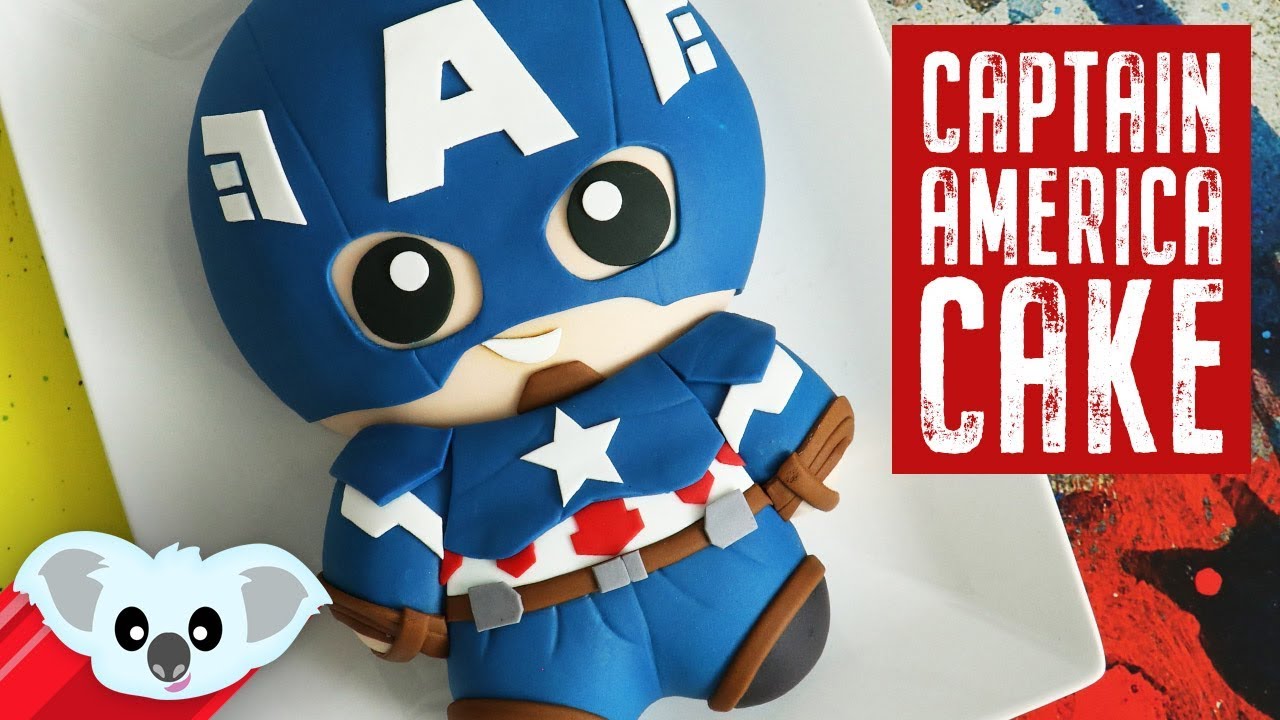 AVENGERS Captain America Cake | Infinity War| Koalipops How To