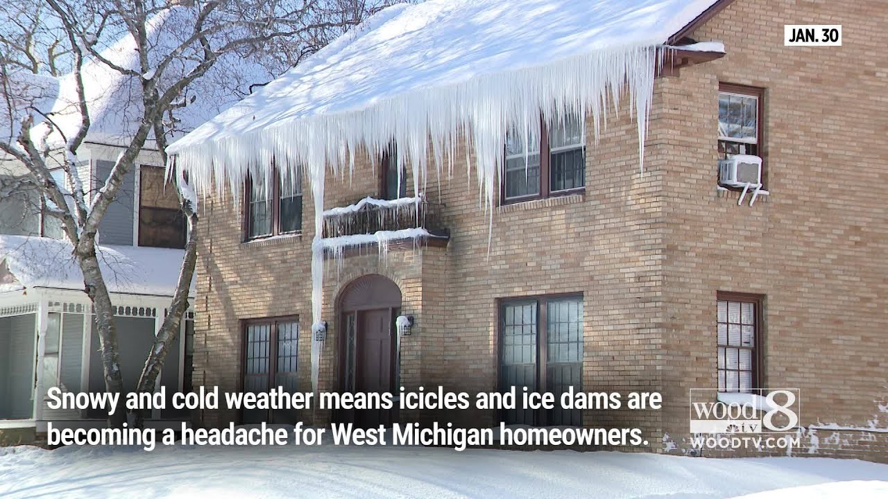 Ice dams causing headaches for West Michigan homeowners