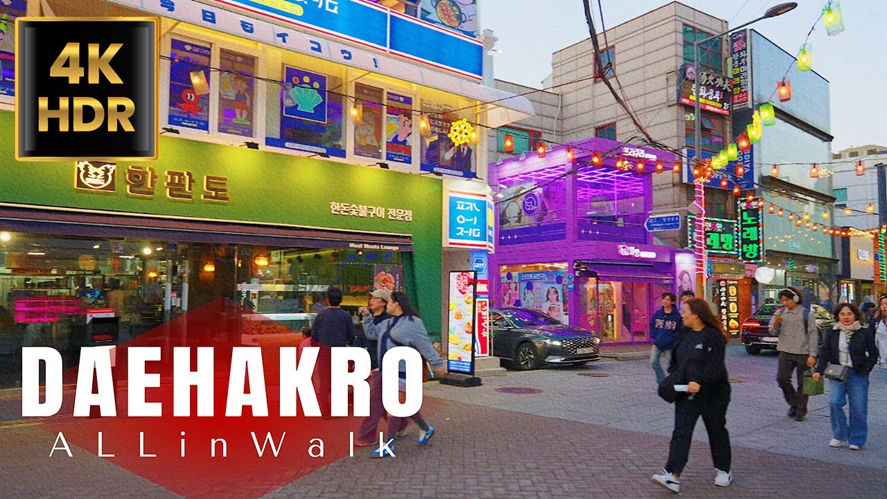 4K Seoul - Walking Daehakro Alley on Friday | Korea | 4K HDR | 4K Walk