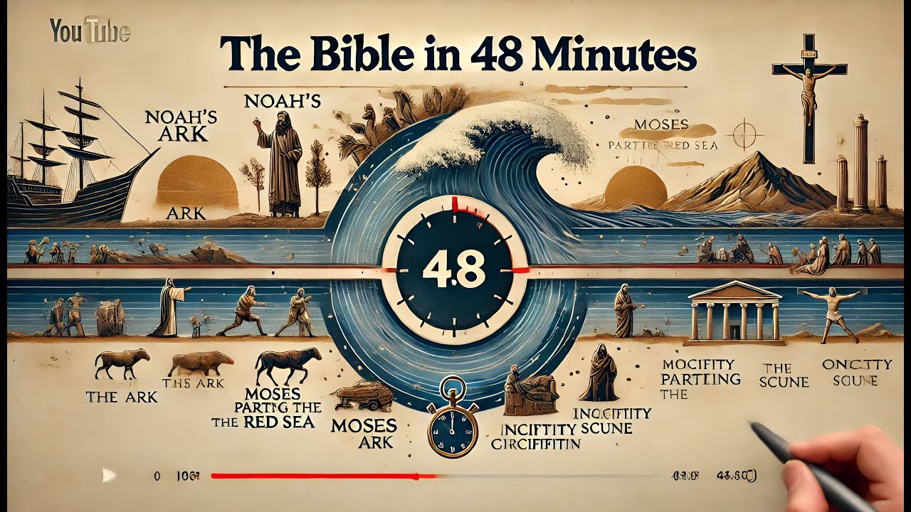 (हिंदी मे) The Entire Bible in 48 Minutes – Every Book Summarized! 🔥