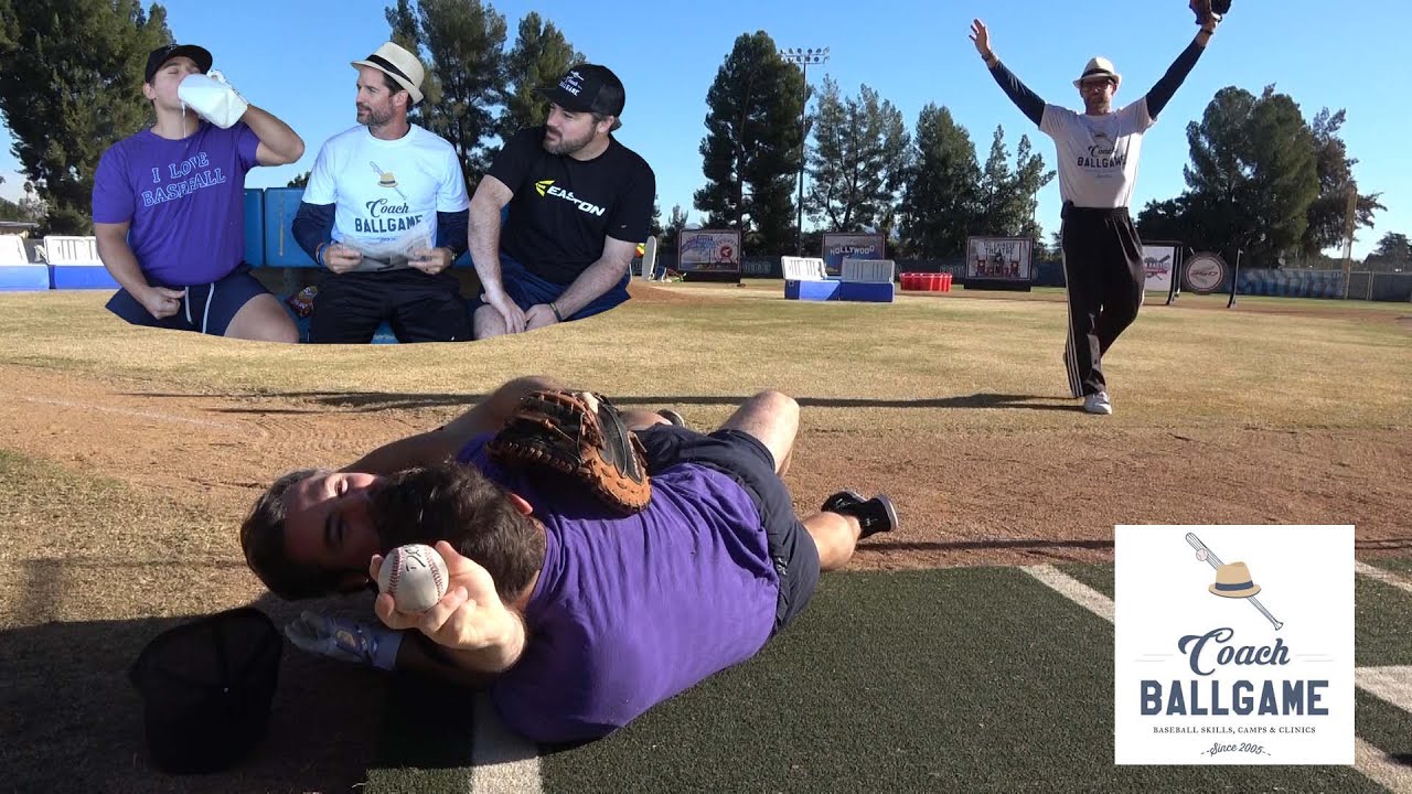 Jomboy & Jake Attend a Baseball Camp run by Coach Ballgame