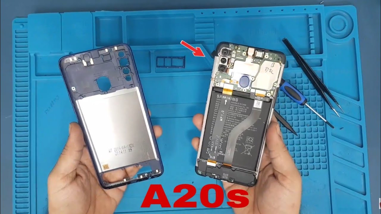 Samsung  A20s A207 Disassembly/ Samsung a20s who to open/ back cover open