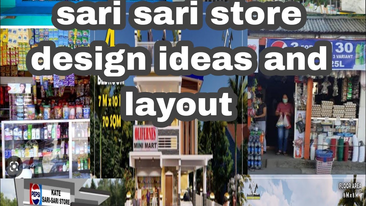 SARI SARI STORE DESIGN IDEAS AND LAYOUT