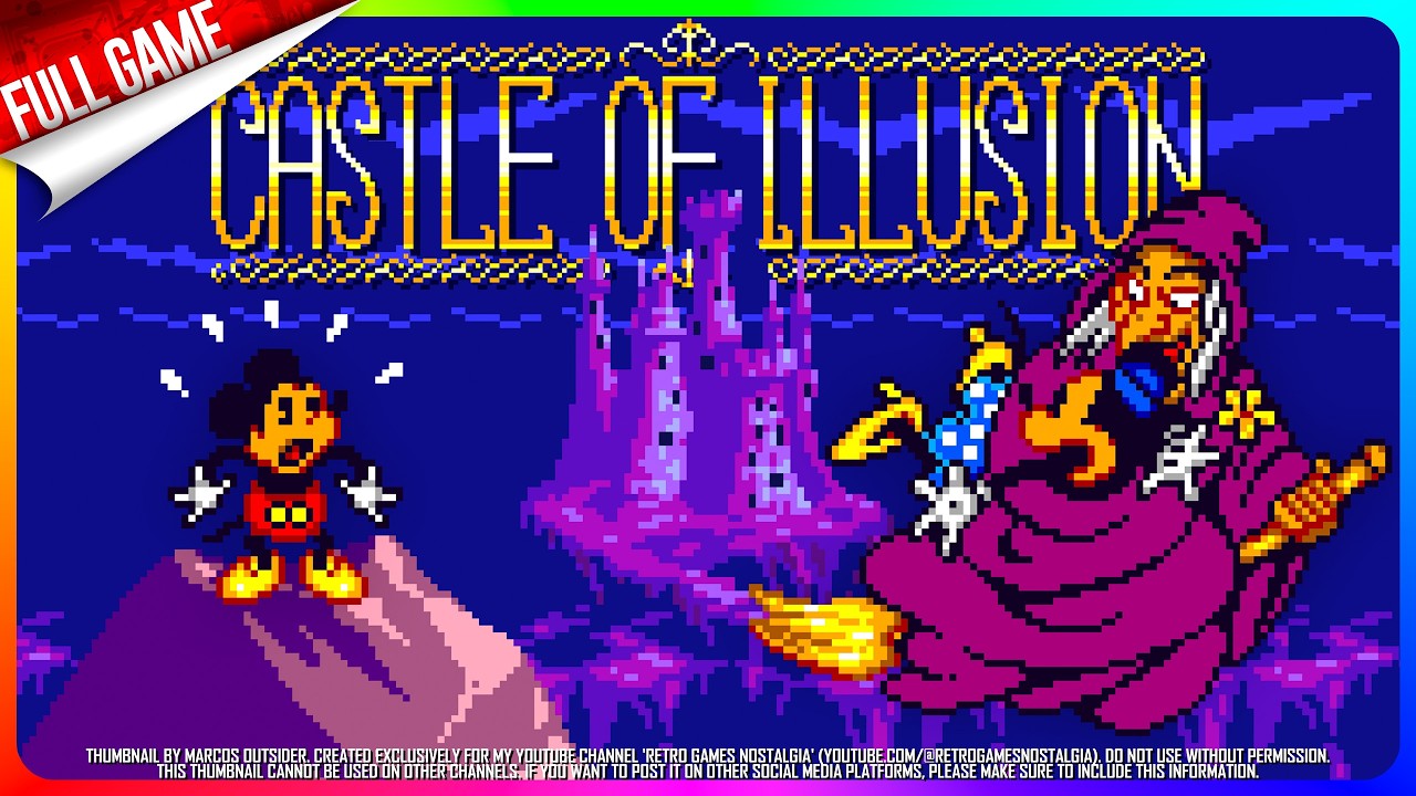 Castle of Illusion Starring Mickey Mouse (Master System - US, EU, BR) Longplay (100%)