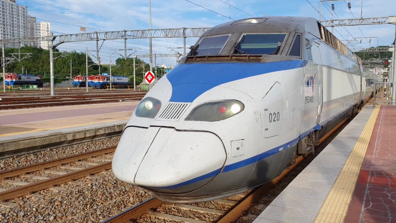 행신행 KTX #520 순천역 진입(020호기)
