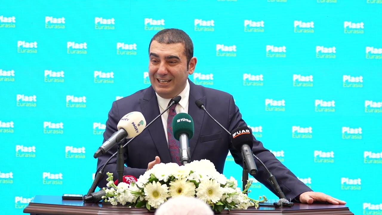 PAGEV Başkanı Yavuz Eroğlu, 34. PlastEurasia Fuarı Açılışında Konuştu