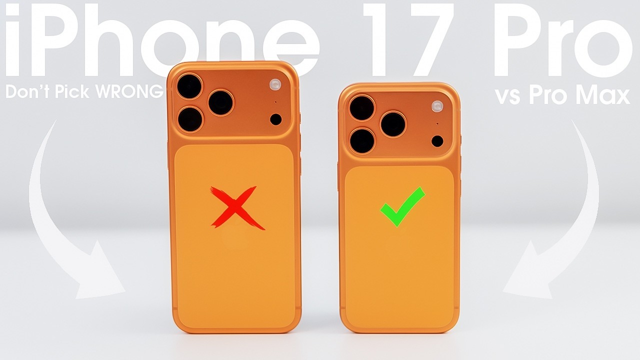 iPhone 17 Pro против Pro Max? НЕ Ошибайтесь!