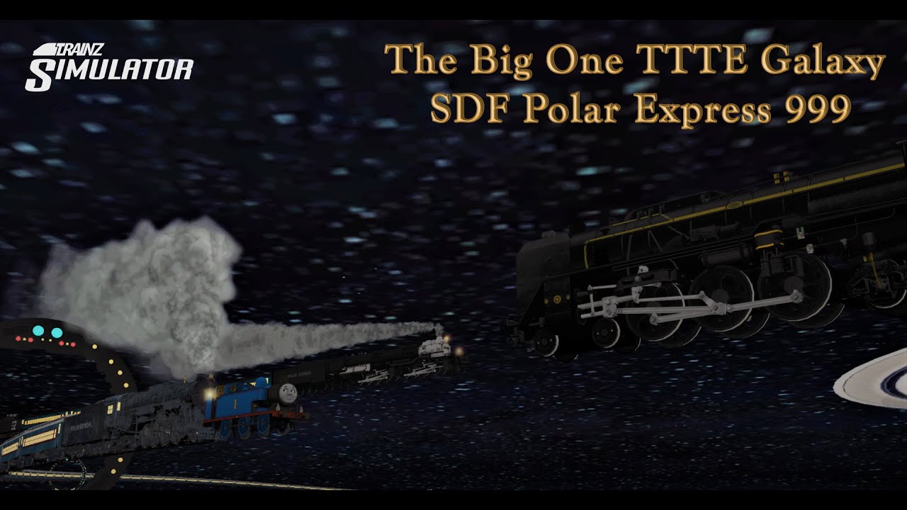 Trainz - The Polar Express on the Galaxy Railways [4K]