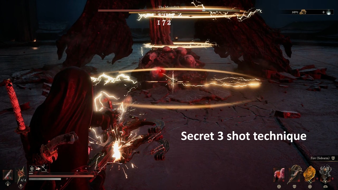 Mortal Shell 2 // Low Level + Tarstones Lvl 1 Monolith Oneshot Build. Secret 3 Shot Technique