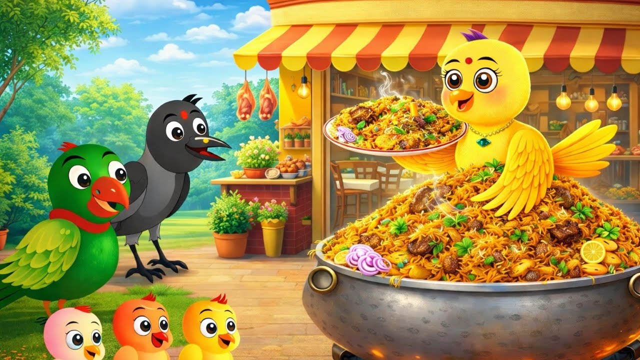 Chinki Birds Wala Cartoon | कार्टून चिड़िया | New Achi Cartoon | Hindi Kahani Dekhao