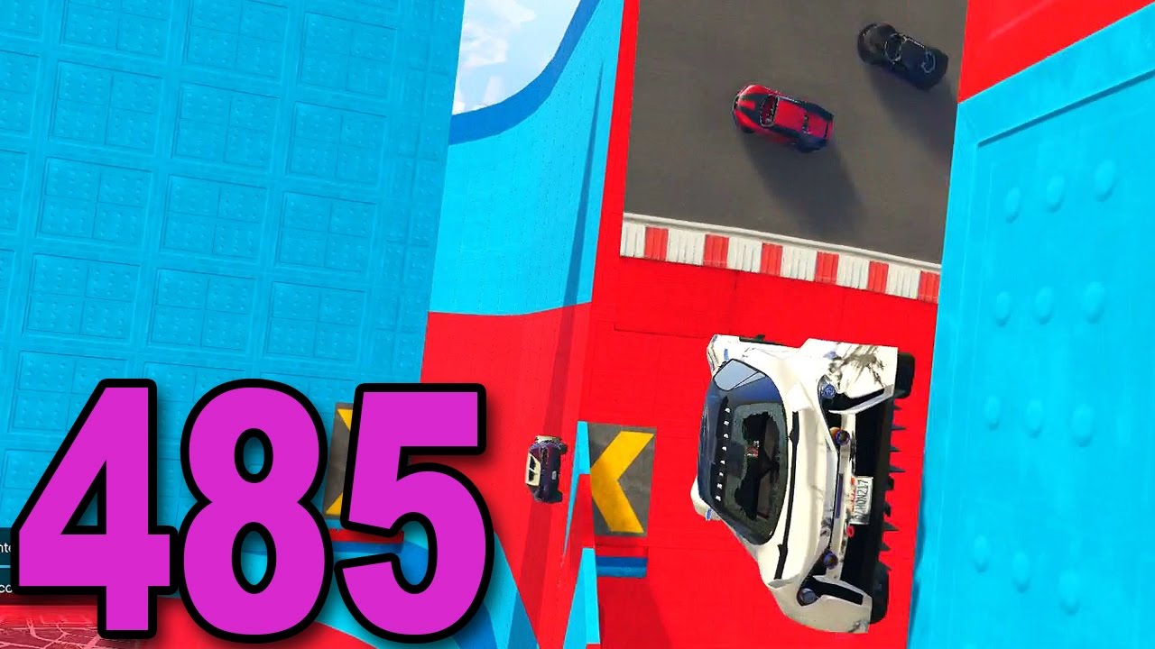 Grand Theft Auto 5 Multiplayer - Part 485 - INSANE STUNT RACE!