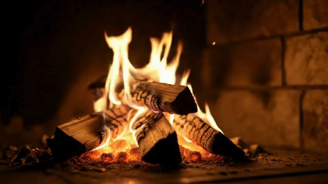 Fireplace 10 Hours – Cozy Fire Crackling for Sleep (Full HD)
