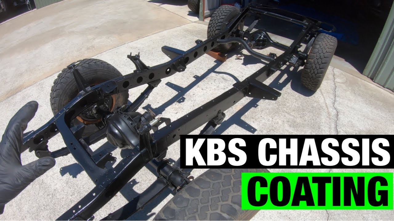 Покрытие шасси KBS | Спрей и кисть против ржавчины | Сборка FJ40 | Восстановление Toyota Land Cru...
