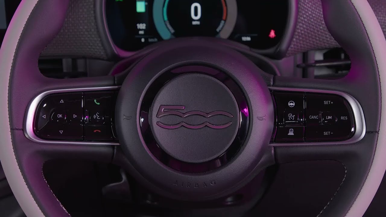 All-Electric Fiat 500 Digital Handover - Vehicle Buttons, Toggles & Switches