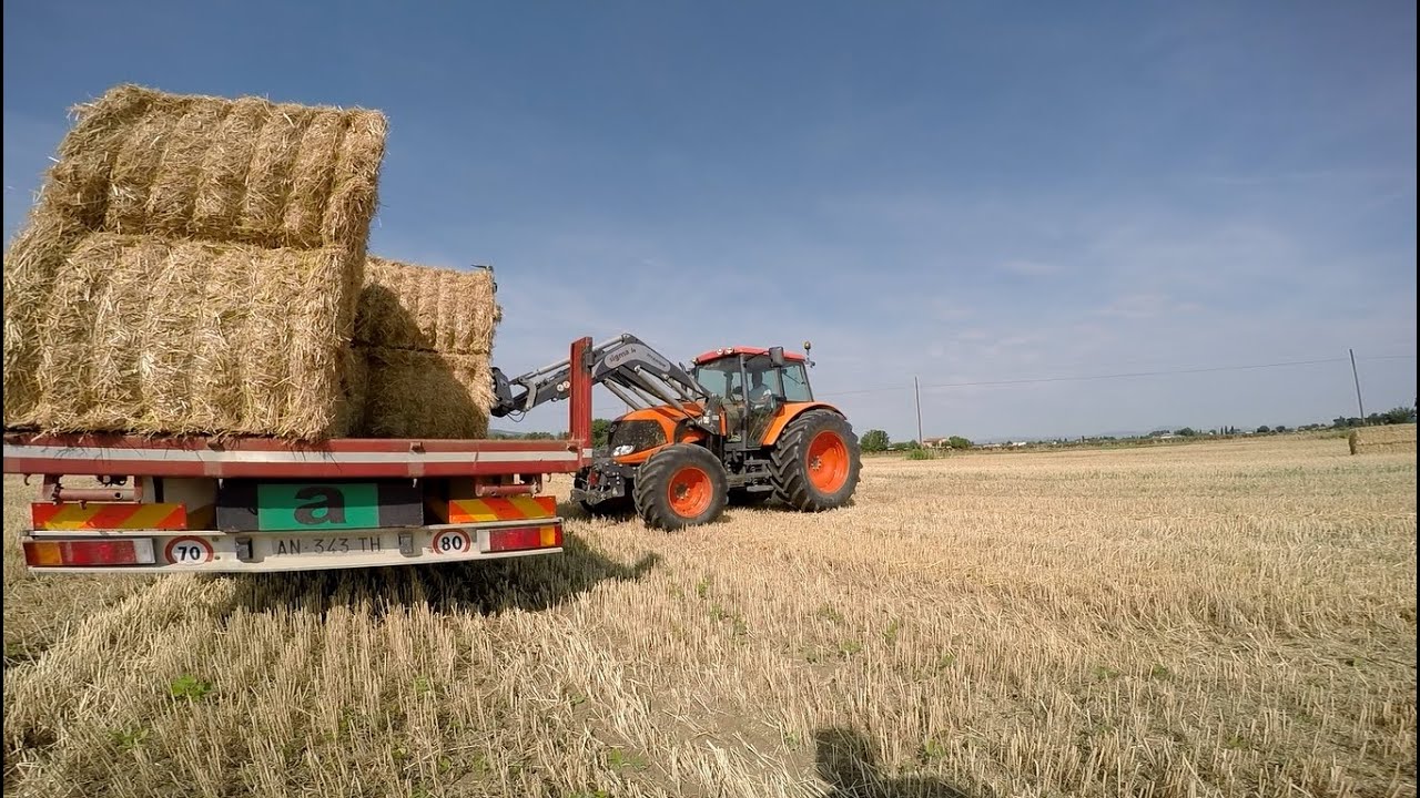 Pressatura paglia 2015 -- 2x jcb Fastrac|8310-3200| -- 2x Kubota|me 5700- m130x|GoPro|FullHD|