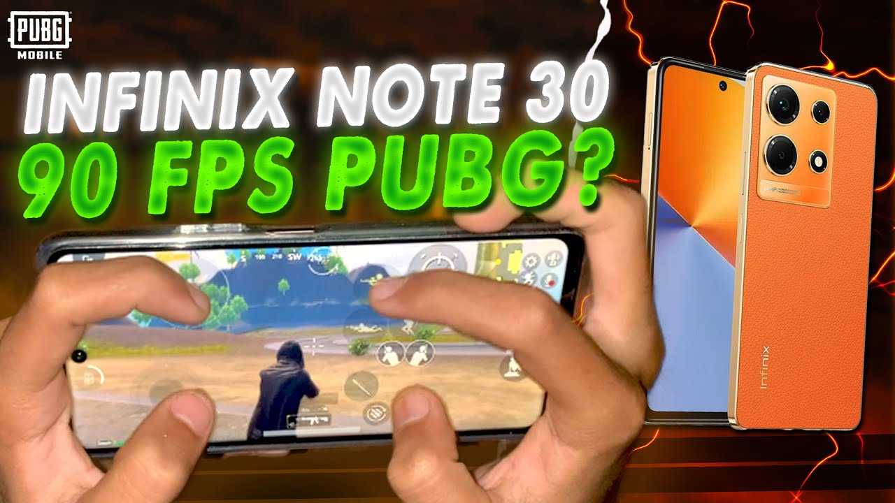 Infinix Note 30 Pubg 90 FPS Test | 55’C HEATING🥵| Worth it in 2024?🔥❤️