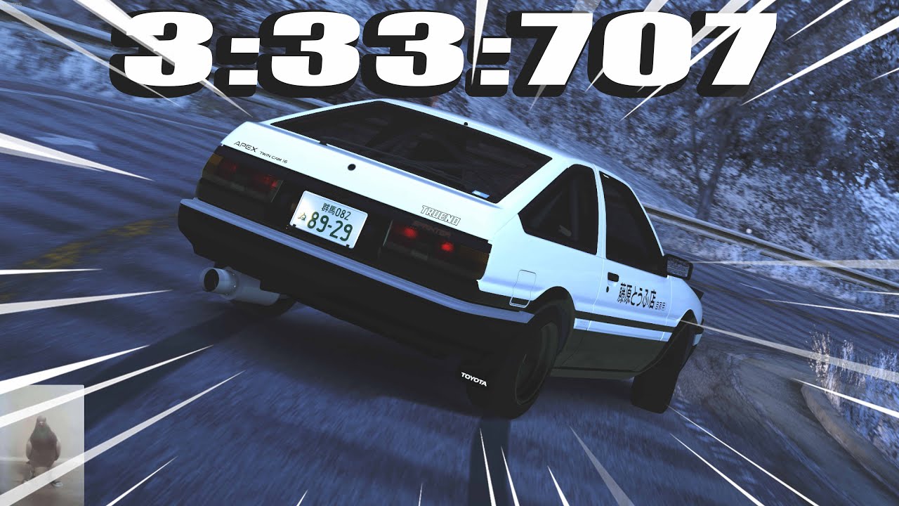 3:33:707 EK Akagi (Touge Life 3) Ae86 Tuned