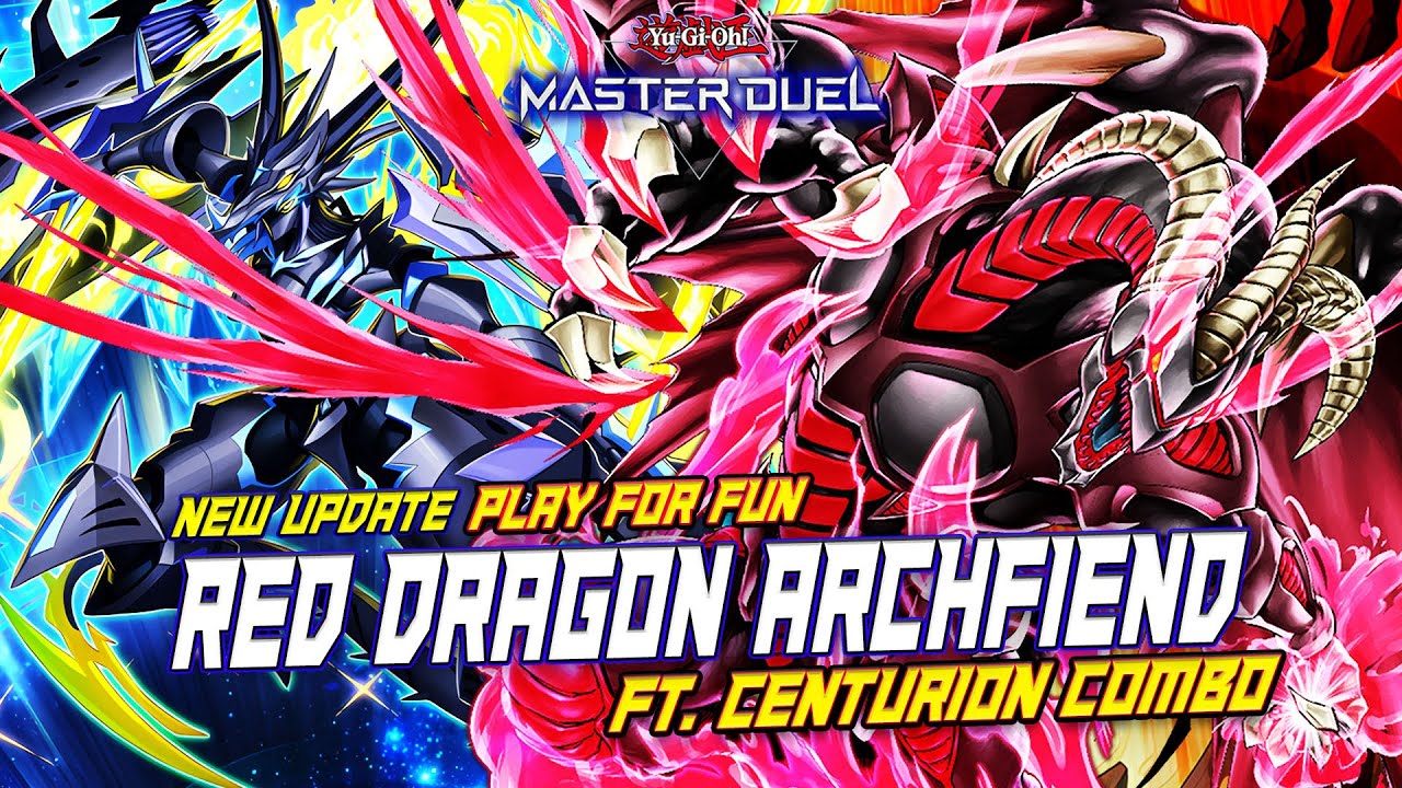 MASTER DUEL - PLAY FOR FUN! BUILD RED DRAGON ARCHFIEND FT. CENTURION DECK - NEW STRUCTURE DECK 2025