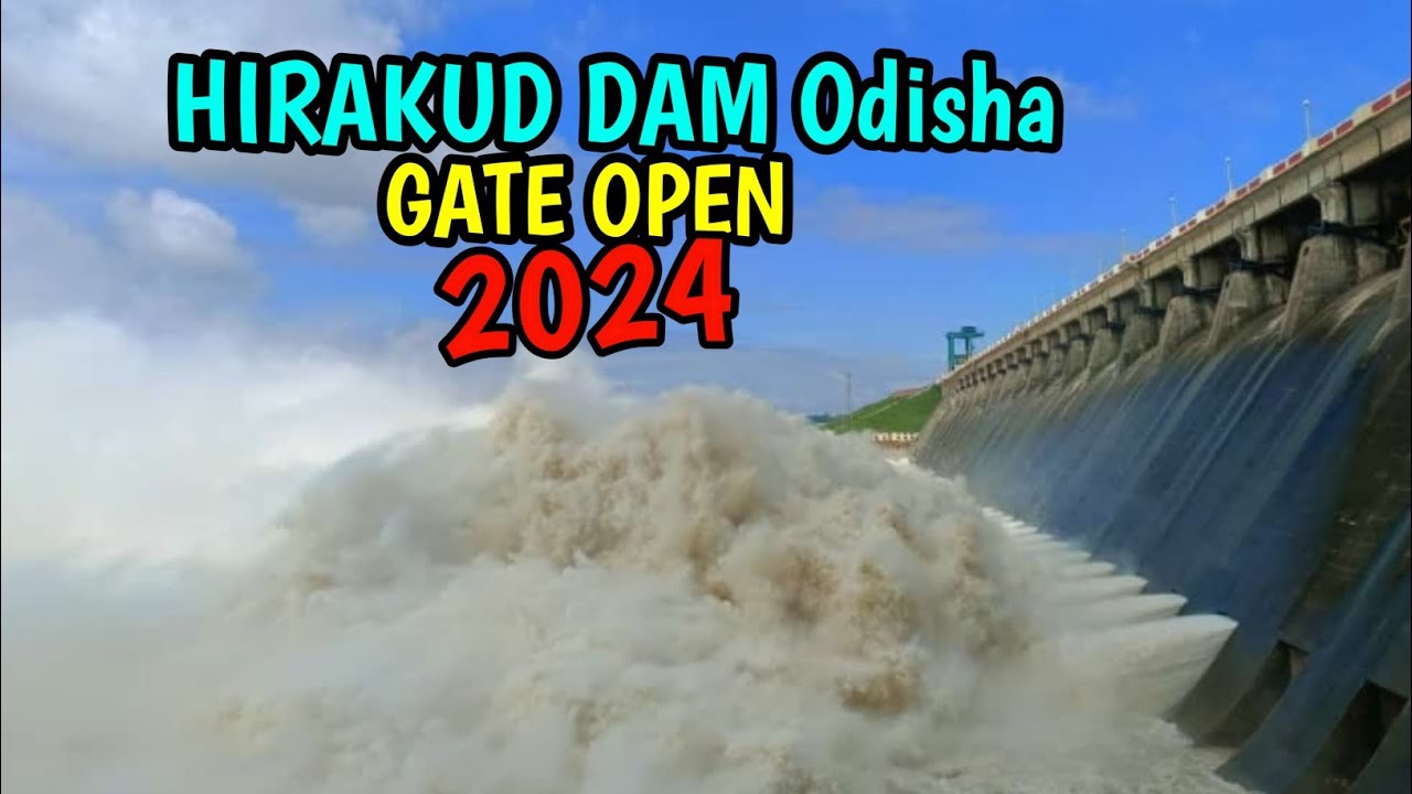 Hirakud Dam Gate Open 2024 // Exclusive Video //World Longest Dam Gate Finally Open !