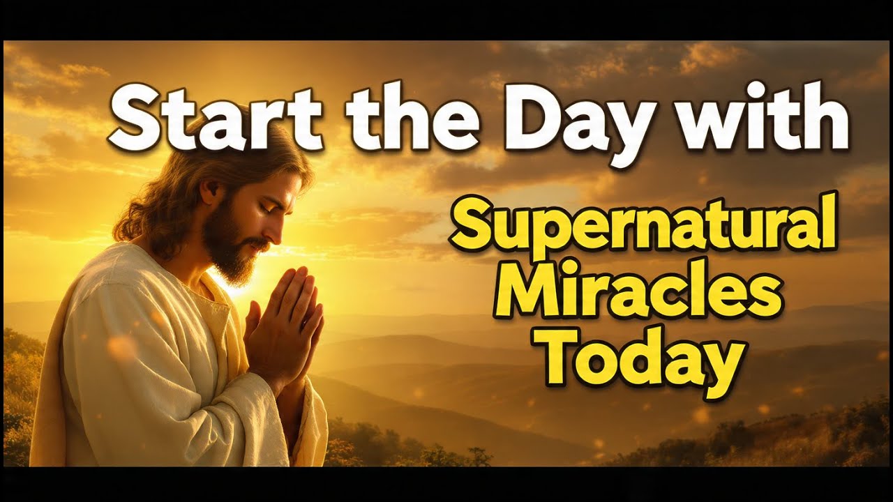 Morning Prayer of Gratitude  Give Thanks and See Supernatural Miracles