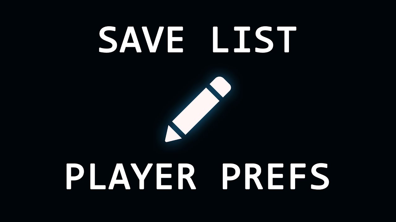 [Unity3D] - How to save list items in PlayerPrefs