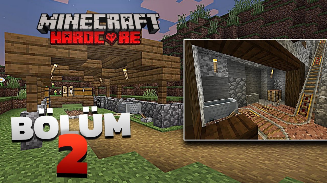 YENİ MADEN OCAĞI ! | Minecraft Hardcore #2