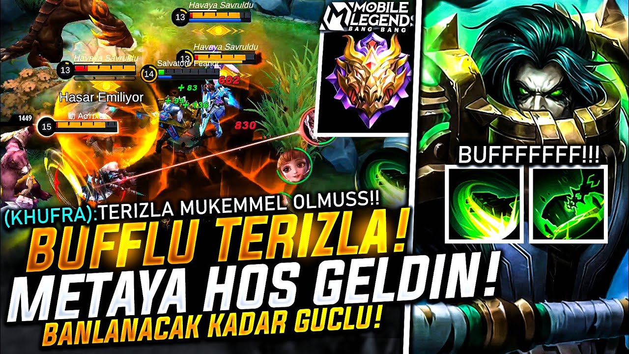 TERİZLAYI BUFFLAYIP HIZLANDIRMIŞLAR??!! ÇAR UÇUYOOOOO | METAYA HOŞ GELDİN TERİZLA | MOBİLE LEGENDS