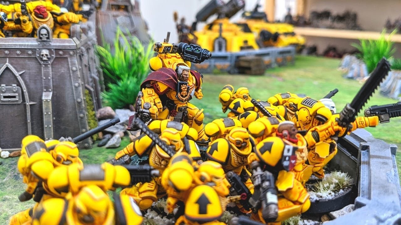 Imperial Fists v Orks, Warhammer 40k battle report
