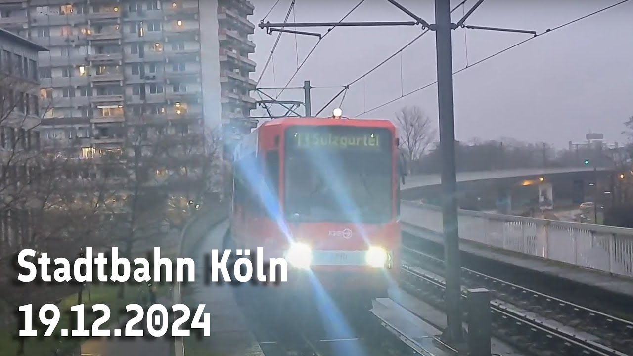 Stadtbahnen im stadtgebiet Köln [Trainspotting]