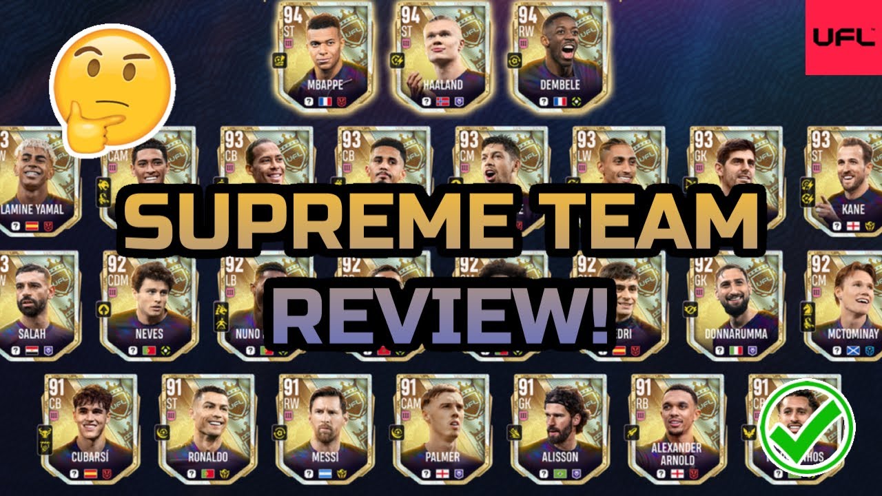 UFL - Обзор промо-ролика Supreme Team 👑🔍