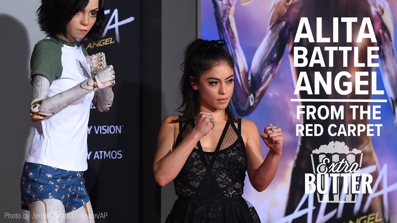 Alita: Battle Angel on the Red Carpet | Cast Interviews and Review | Extra Butter
