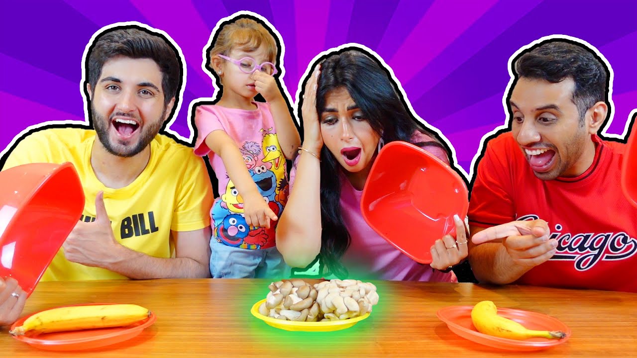 تحدي لا تختار الطبق الخطأ | متنا من القرف والاشمئزاز - عائله ميرو |  اميره وعبدالرحمن