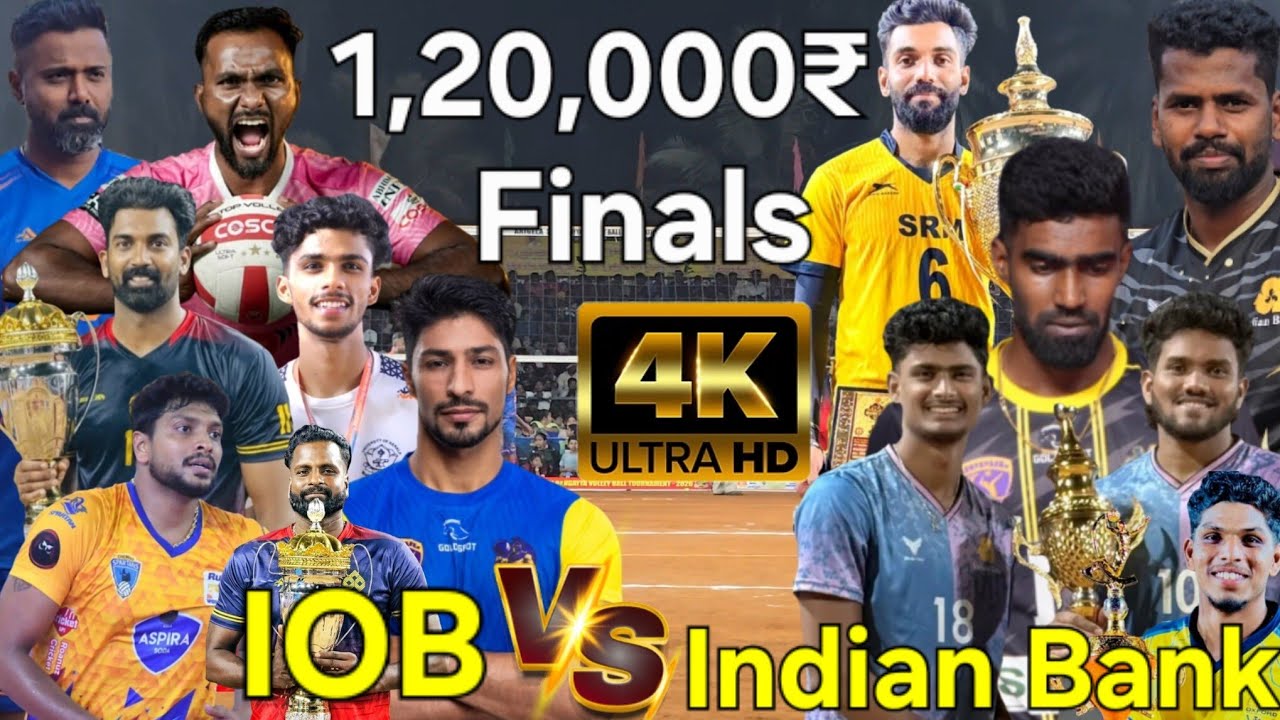 Finals | Set - 2 | IOB 🆚️ Indian Bank | Gollavilli, All India Invitation Volleyball Tournament |