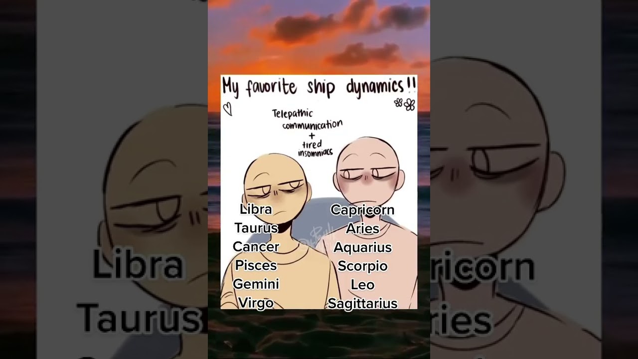 My favorite ship dynamics - Zodiac signs Shorts