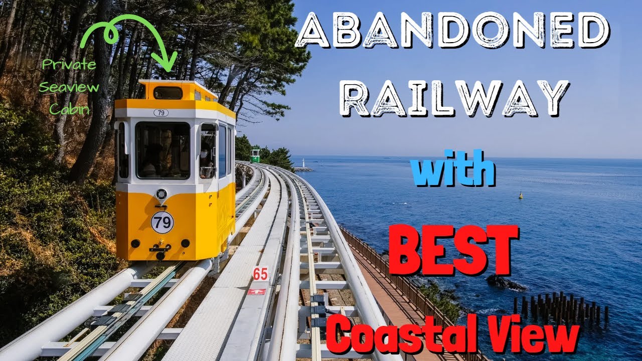 Korea Vlog : One Day Busan - Haeundae Beach Sky Capsule and Beach Train