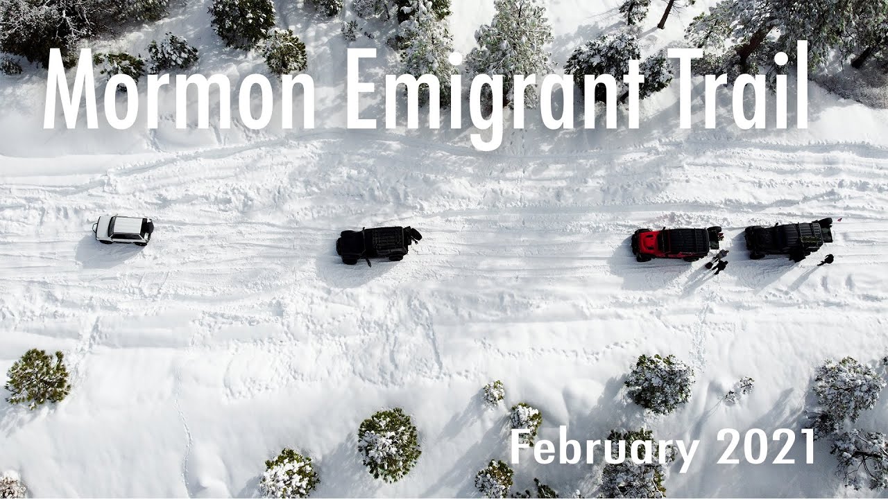 Mormon Emigrant Trail after a strong winter storm