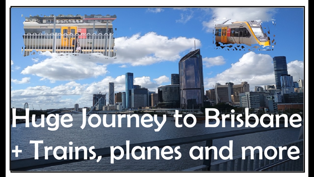 Journey to Brisbane City by train