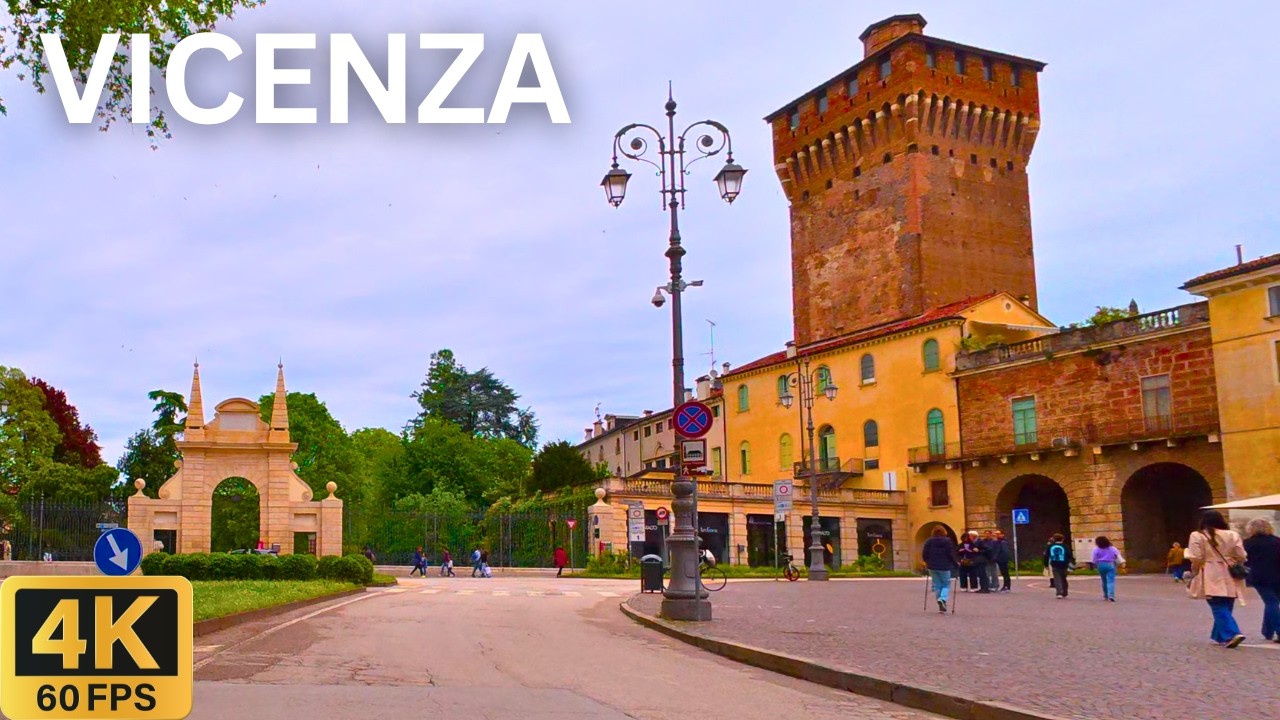 VICENZA Italy 🇮🇹 | City Driving Tour 4K 🚗 Romantic Streets & Italian Ambiance