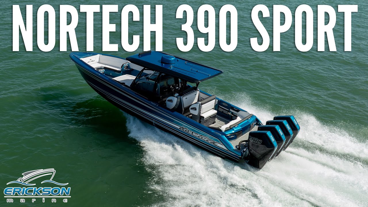 Nor-Tech 390 Sport Powered With Quad 400s Walkthrough | Erickson Marine Sarasota