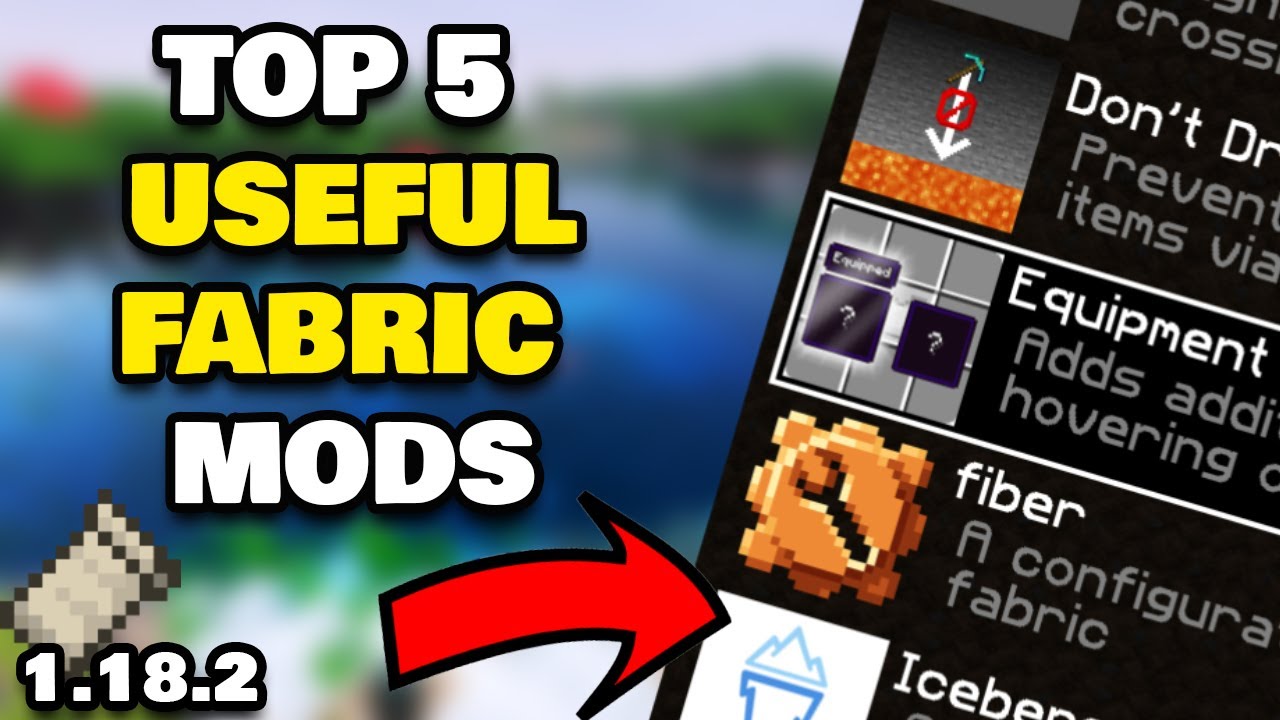 Minecraft Java 1.18.2 Top 5 Best Fabric Useful Mods Fabric 1.18.2 Mods