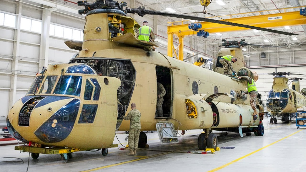 Rebuilding US Army’s Largest Helicopter Ever Built