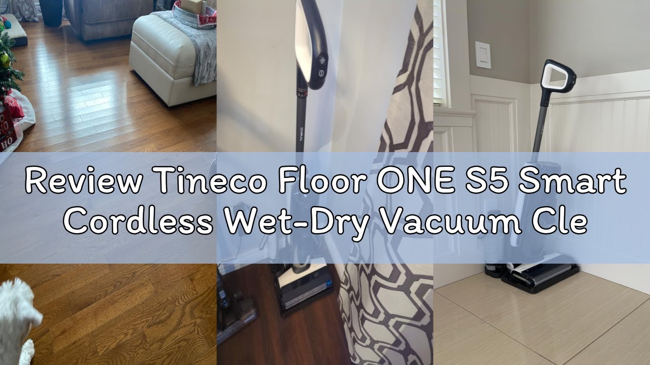 Review Tineco Floor ONE S5 Smart Cordless Wet-Dry Vacuum Cleaner and Mop for Hard Floors, Digital Di