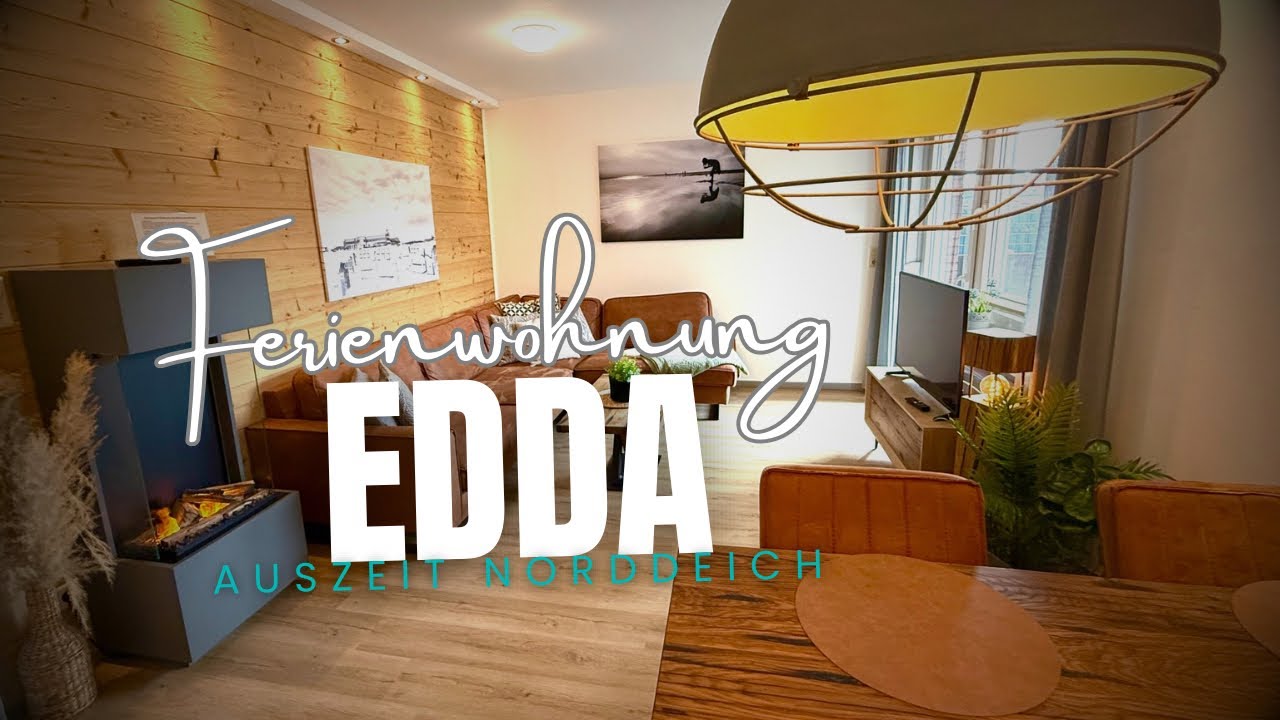 Ferienwohnung EDDA in Norddeich 😍 | Moderner Luxus mit Wasserdampfkamin | Nordsee Urlaub