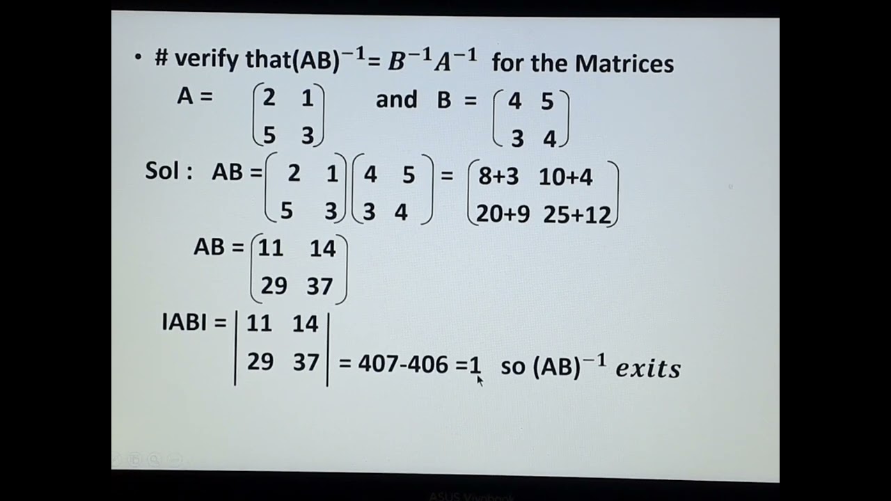 #Reversal lsw of MATRICES #Class -12#DETERMINANT--38
