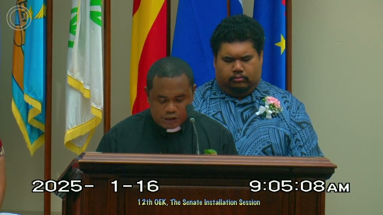 Palau National Congress | 12th OEK, The Senate Installation Session 1/16/2025
