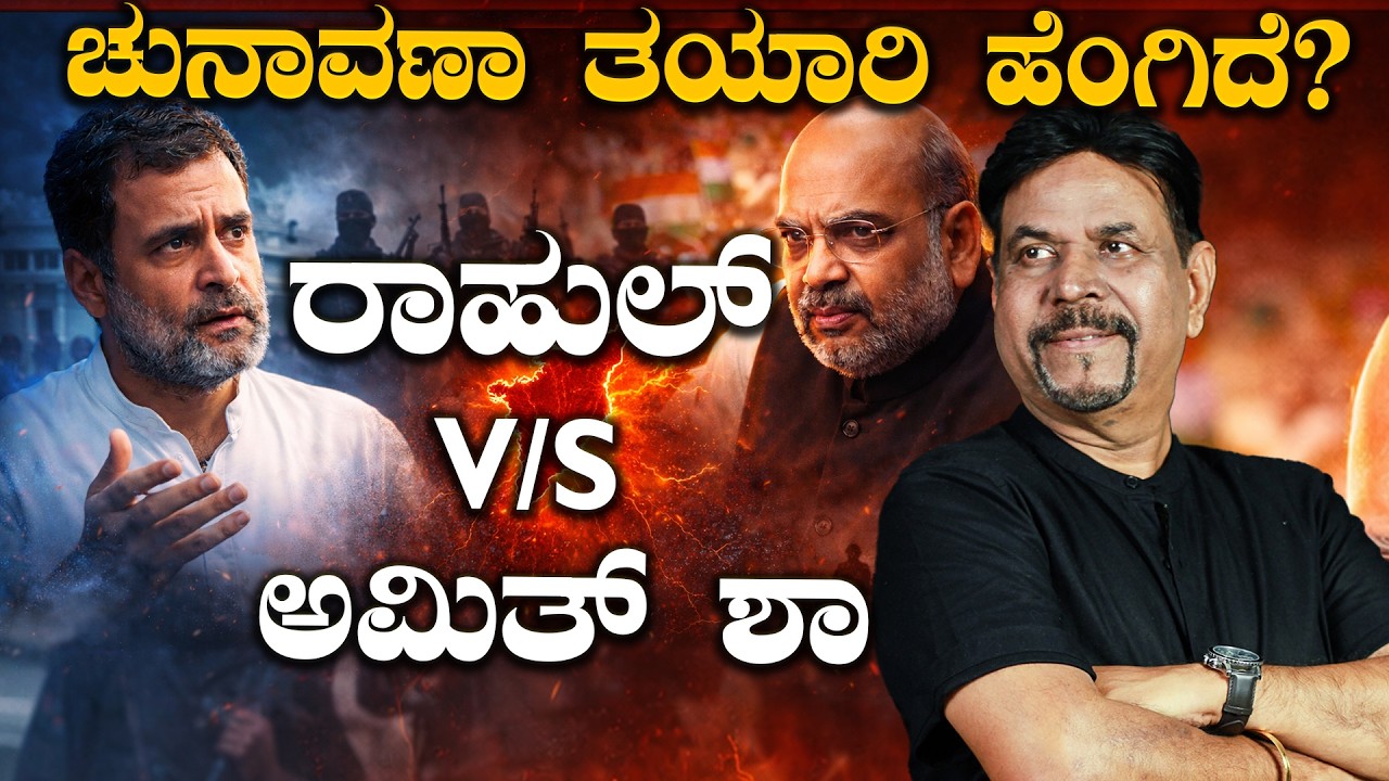 ಚುನಾವಣಾ ತಯಾರಿ ಹೆಂಗಿದೆ?ರಾಹುಲ್ V/S ಅಮಿತ್ ಶಾ