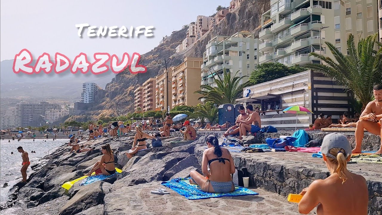 🌍 Tenerife Beach. Radazul. Litoral del Rosario. Santa Cruz de Tenerife. Spain. 4K