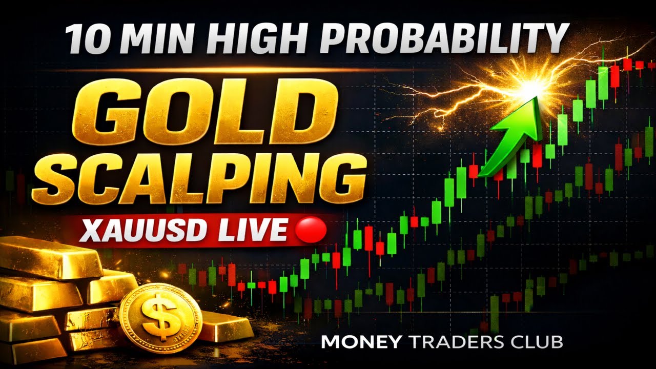 🔴 LIVE XAUUSD Gold Trading | 10 MIN High Probability Scalping
