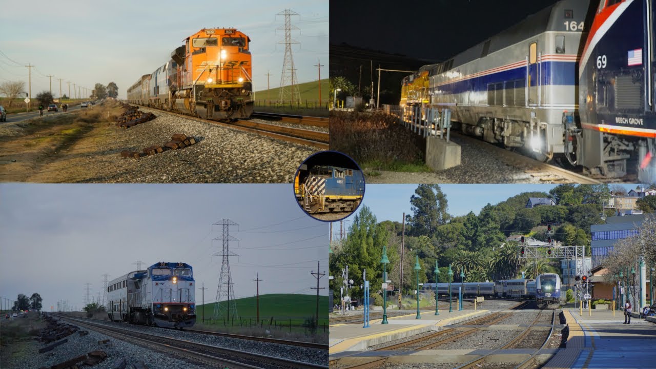 Martinez sub railfanning! (Rescues and AMTK 512!) 
